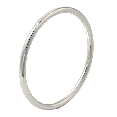 Non-Tarnish 304 Stainless Steel Simple Roung Ring Bangles for Women