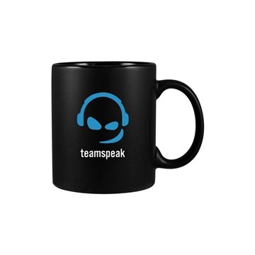 72 Custom 12 oz C-Handle Ceramic Mug - Matte Black & Microwave ...