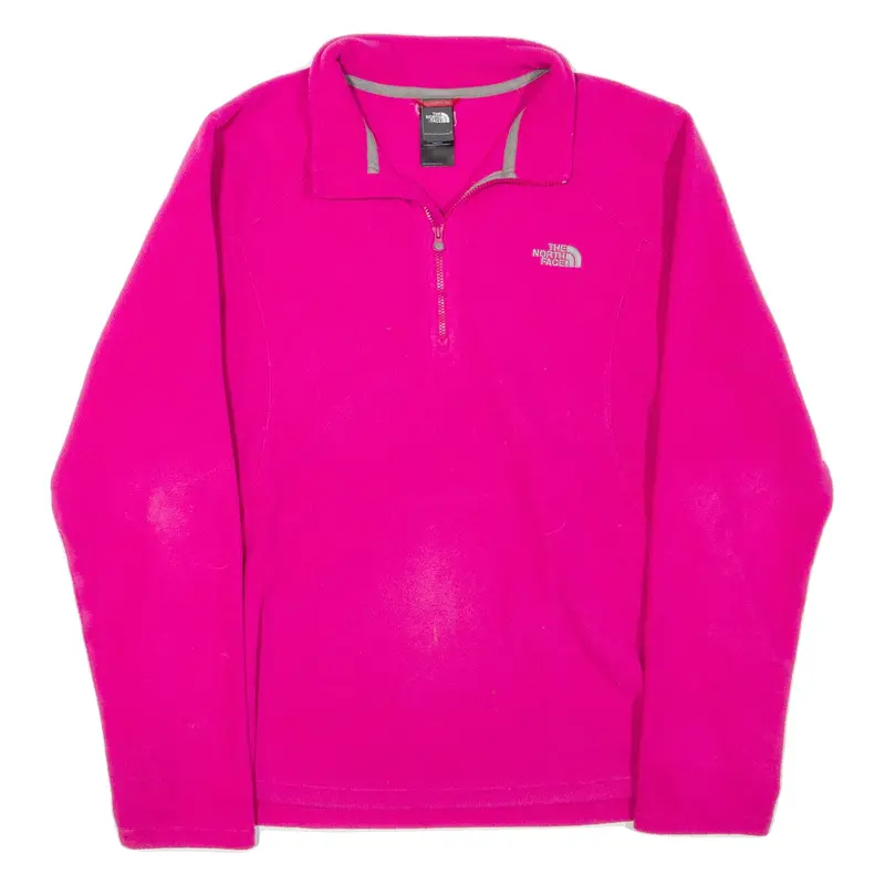 THE NORTH FACE Womens Fleece Pink 1/4 Zip XL