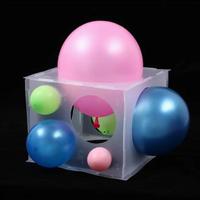 11 Holes Balloon Sizer Box, 1 Count Collapsible Balloon Measurement Tool, Balloon Columns, Birthday Decoration, Balloon Acces...