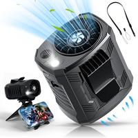 COZOME Gifts-Waist Fan, Portable Fan with 4-Speed Settings, Dual-Sided Clip on Wearable Belt Personal Fan for 7000mAh, High s...