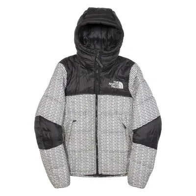 THE NORTH FACE Insulated Womens Puffer Jacket White Hooded M