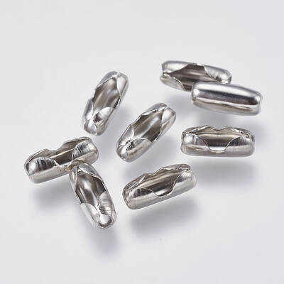 Tarnish Resistant 304 Stainless Steel Ball Chain Connectors