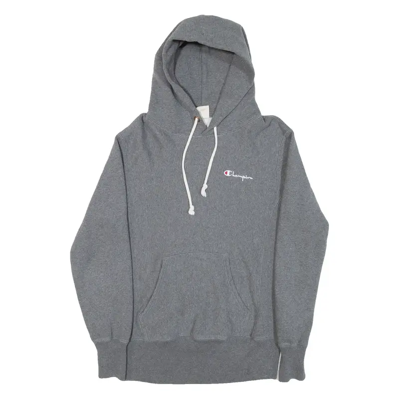 CHAMPION REVERSE WEAVE Mens Grey Hoodie S