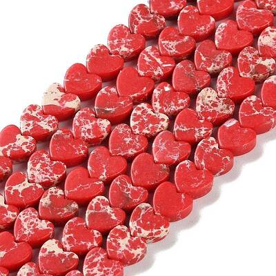 Dyed Synthetic Imperial Jasper Beads Strands
