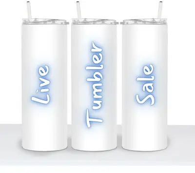 Live Tumbler Sale - 20oz Stainless with Lid and Straw