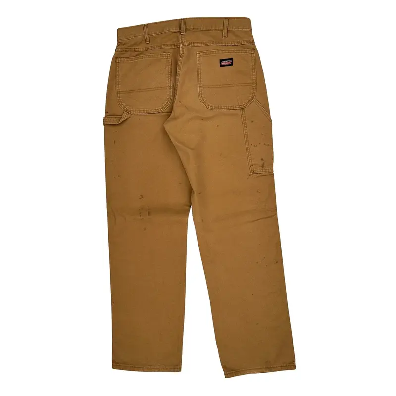 Dickies Carpenter Trousers - 34? Waist Brown Cotton