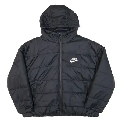 NIKE Womens Puffer Coat Black 2XL