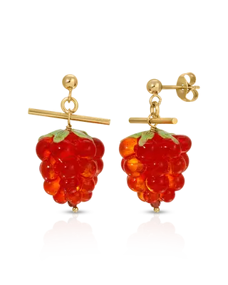 Fruit Earrings | Metal Color: Gold