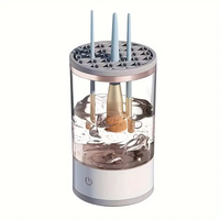 Electric Makeup Brush Cleaner, All - in - One Makeup Brush Cleaning Machine, Ultra - fast Electric Spinning Cleaner for Most ...