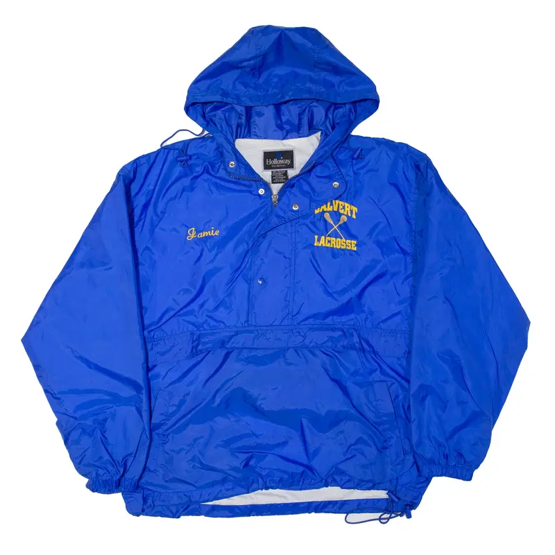 HOLLOWAY Calvert Lacrosse Pullover Anorak Jacket Blue Mens M