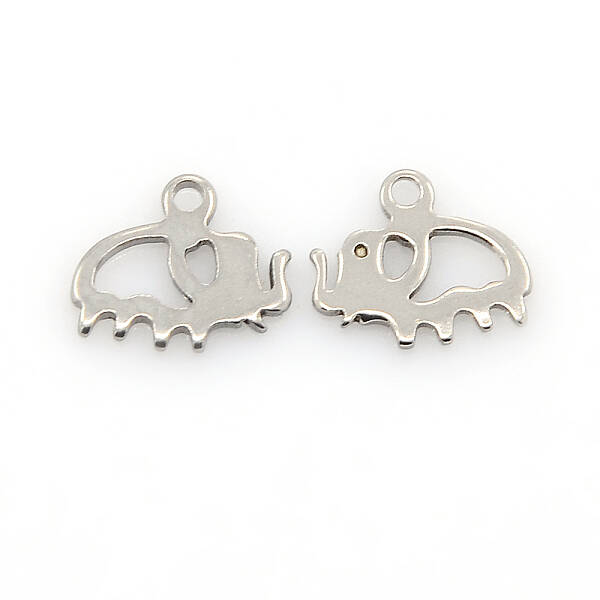 Tarnish Resistant 201 Stainless Steel Animal Charms