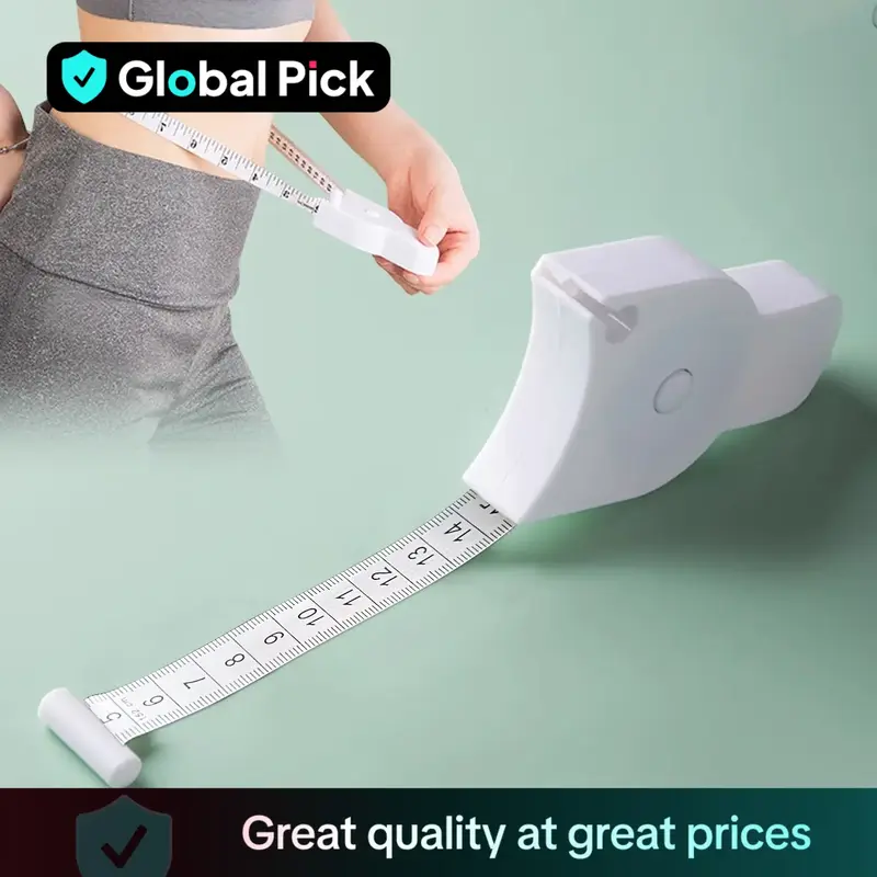 Retractable Body Tape Measure, Automatic Portable Body Measuring Tape, Household Measuring Tools for Waist, Hip, Arm