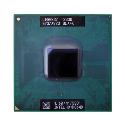 463504-001 HP 1.60GHz 533MHz FSB 1MB L2 Cache Socket PGA478 Intel Pentium T2330 Dual-Core Processor