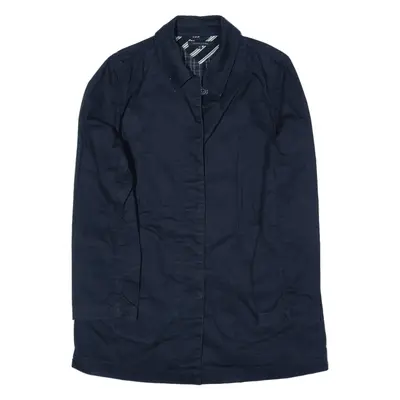 TOMMY HILFIGER Overcoat Jacket Blue Womens M