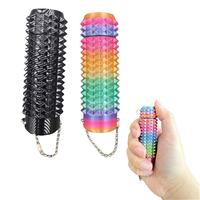 1-2 Packs Rotating Fingertip Massage Keychain - Portable Stress Relief Tool for Relaxation, Anxiety Relief, and On-the-Go Com...