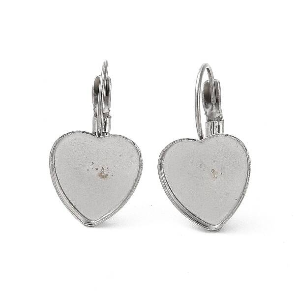 Non-Tarnish 304 Stainless Steel Hoop Earrings Findings