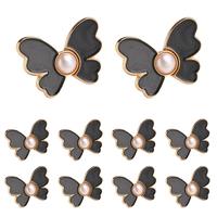 10 Counts Pant Waist Tightener,  No-Sew Butterfly Clips with Decorative Pins (For Jeans/Skirts)