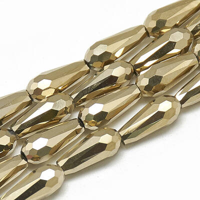 Electroplate Glass Beads Strands