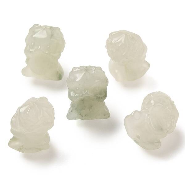 Natural Jade Carved Beads