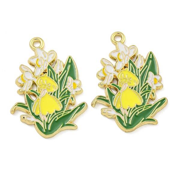 Alloy Enamel Pendants