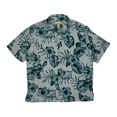Kona Kai Hawaiian Shirt - XL Multicoloured Silk Blend