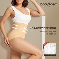 DODOGOGO Tummy Control Shapewear - High Waisted Shaping Underwear Seamless Body Shaper Panties