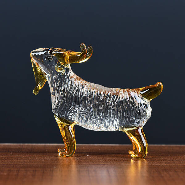Glass Chinese Zodiac Figurines Statues for Home Office Desktop Feng Shui Ornament