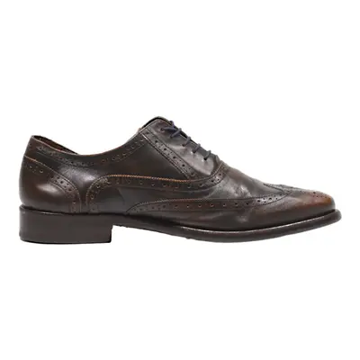 FLORIS VAN BOMMEL Brogue Shoes Brown Leather Mens UK 8