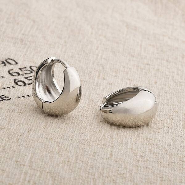 Brass Hoop Earrings