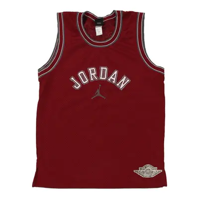 Age 16-18 Jordan Jersey - Large Burgundy Polyester