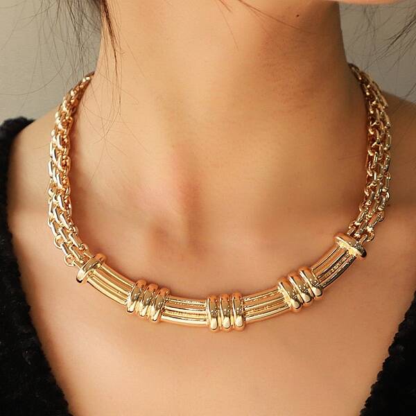Alloy Chain Necklaces for Women