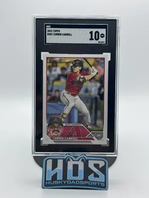 Corbin Carroll sgc 2023 Topps Baseball #401 10