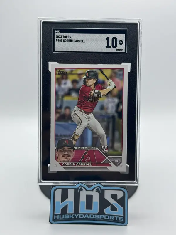 Corbin Carroll sgc 2023 Topps Baseball #401 10