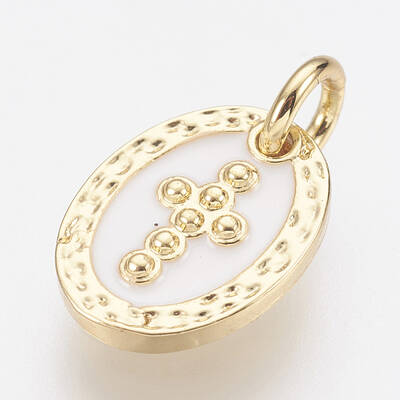 Brass Enamel Charms