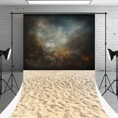 Abstract Old Masters Beach Combination Sweep Backdrop