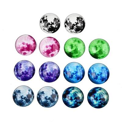 Fluorescent Glass Cabochons