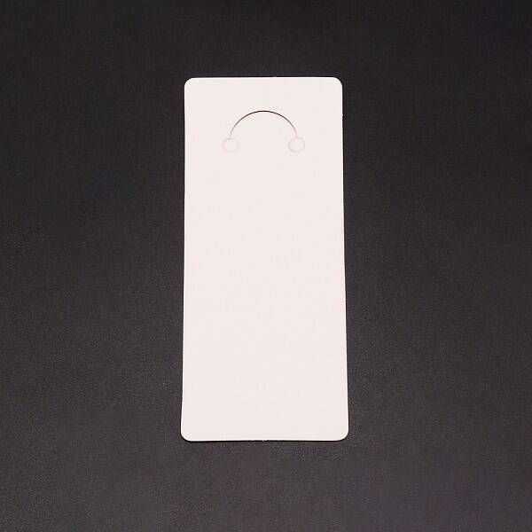 Blank Paper Keyring Display Card