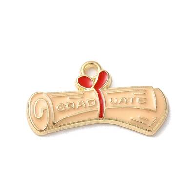 Graduation Season Alloy Enamel Pendants