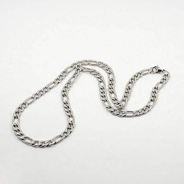 Tarnish Resistant Figaro Chain Necklace for Men