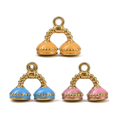 304 Stainless Steel Enamel Charms