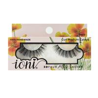 (12 Pairs) Ioni Curl Medium Cateye Lashes - 3D Faux Mink