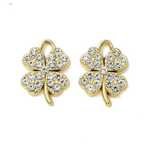 UV Plating Alloy Rhinestone Pendants