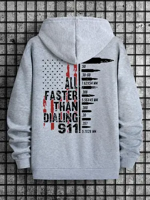 Men's Letter Graphic Print Drawstring Hoodie, Regular Fit Casual Pocket Long Sleeve Hooded Sweatshirt, Men's Clothes for Dai...