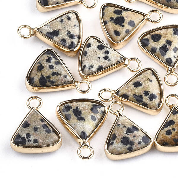 Natural Dalmatian Jasper Pendants