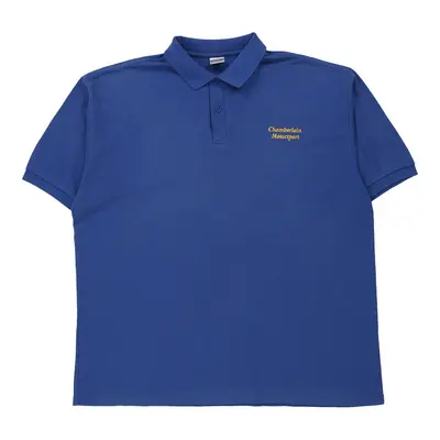 Chamberlain Motorsport Jerzees Polo Shirt - 2XL Blue Cotton