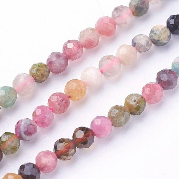 Natural Tourmaline Beads Strands