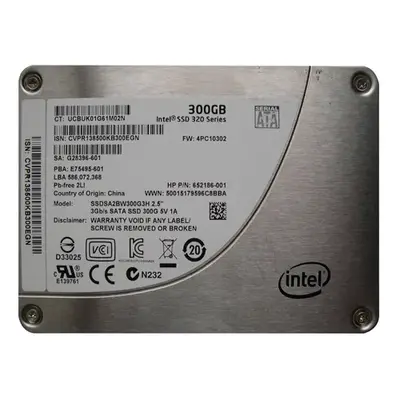 SSDSA2BW300G3H Intel 320 300GB Multi-Level Cell SATA 3Gb/s 2.5-Inch Solid State Drive