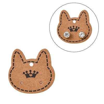 Kraft Paper Earring Display Cards
