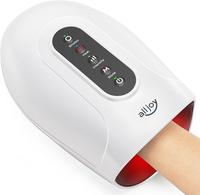 ALLJOY Roller Kneading Hand Massager for Arthritis and Carpal Tunnel Relief, Rechargeable Shiatsu Massage Machine with Heat f...